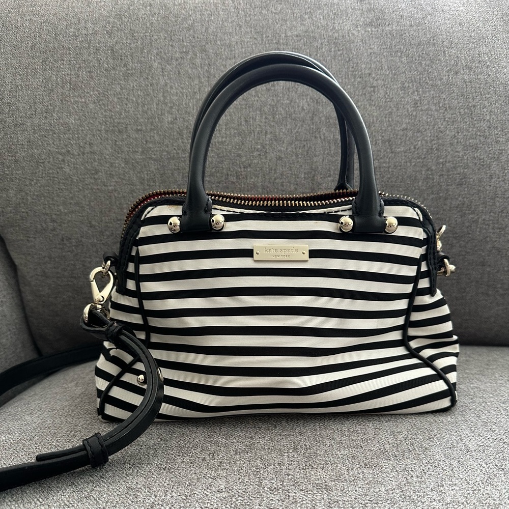Kate spade crossbody striped bag